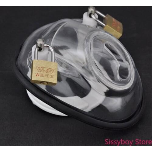 Mens Virginity Lock Penis Ring Penis Lock 2 Cock Ring Chastity Belt Chaste Bird CB2000 Male Chastity Device Cock Cages