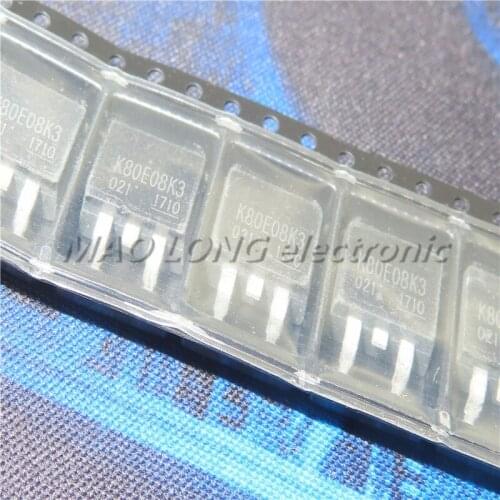 10PCS/LOT K80E08K3 TK80E08K3 TO263 TO-263 75V 80A MOS FET