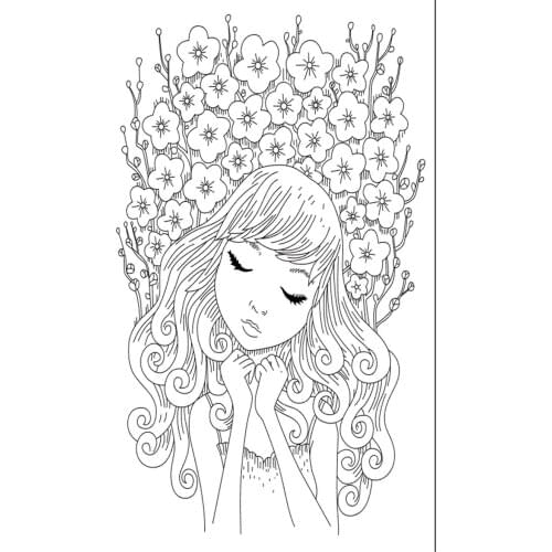 10x6 pretty girl New Transparent Clear Rubber Stamp Sheet Cling Scrapbooking Photo Album PaperCard DIY Craft