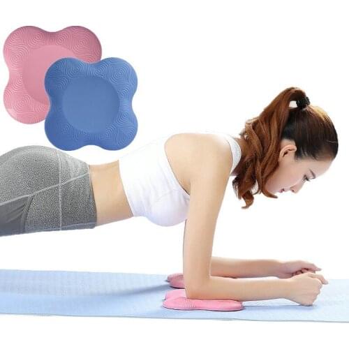 2pcs Yoga Knee Pads Cushion Mats Wrist Hips Hands Elbows Balance Support Protect Pad Fitness Exercise Sports Yoga Accessories