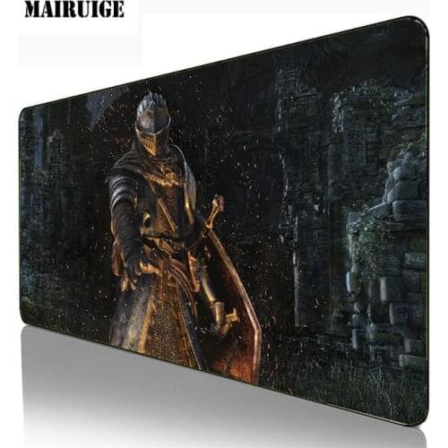 Mairuige 400*900mm Dark Souls Gaming Computer Large Non-slip Mouse Pad Gamer Locking Edge Keyboard XXL Desk Mat PC Mice Mats