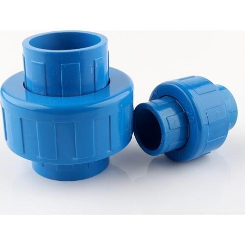Big Size ID 63~110mm UPVC Union Connector Garden Irrigation Water PVC Pipe Fittings Home Aquarium Fish Tank Tube Fittings