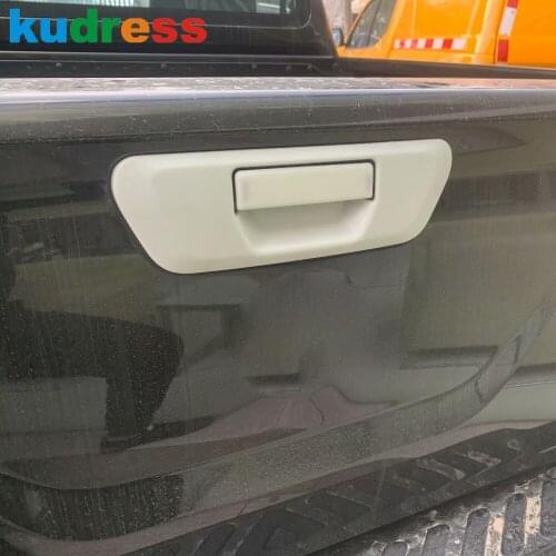 For Nissan Navara NP300 ST 2014 2015 2016 2017 2018 2019 ABS Chrome Tail Gate Tailgate Door Handle Cover Trim Car Accessories