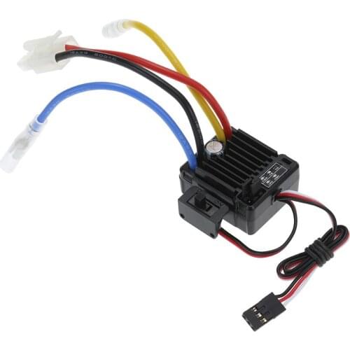 GOOLRC WP-1060-RTR 60A Waterproof Brushed 2S-3S ESC for 1/10 Tamiya Traxxas Redcat HSP HPI RC Car