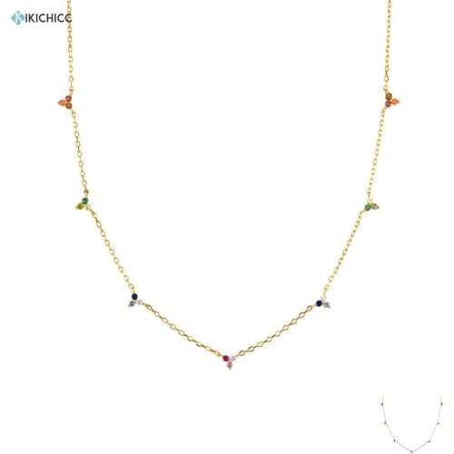 KIKICHICC 925 Sterling Silver Clear Zircon CZ Charm Luxury Choker Necklace 2021 Women Wedding Party Jewelry Gift Valentiens