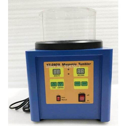 KT-280 Magnetic Tumbler Jewelry Tools Rotary Tumbler Rotary Polishing machine