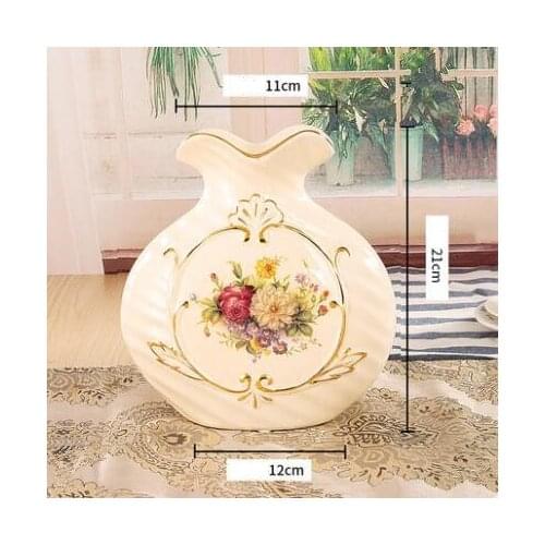 Small vase, ceramic TV cabinet, wine cabinet decoration, living room vase arrangement
