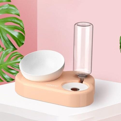 Pet Bowls Dog Food Water Feeder Pet Drinking Dish Feeder Cat Puppy Feeding Supplies Small Dog Accessories Slow Food Dual Use New