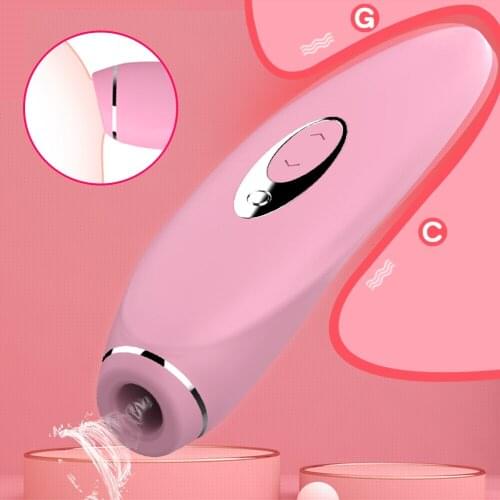 Powerful Clit Sucker Vacuum Vibrator Clitoris Sucking Nipple Suck Vibrating Egg Oral Sex Toys for Adult Women Female Masturbator
