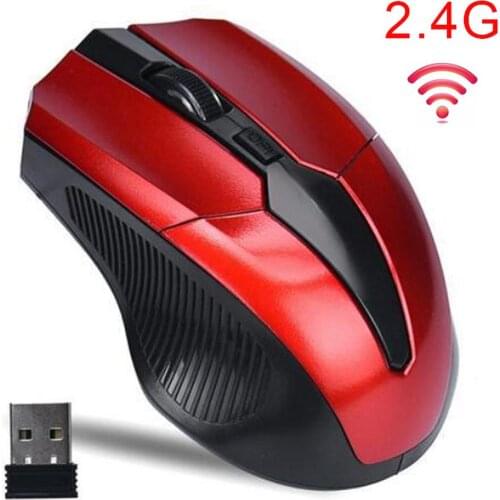 New 2.4GHz Optical Computer Wireless Mouse Mini Gamer Game Wireless Mice with USB Receiver Mause for PC Laptops