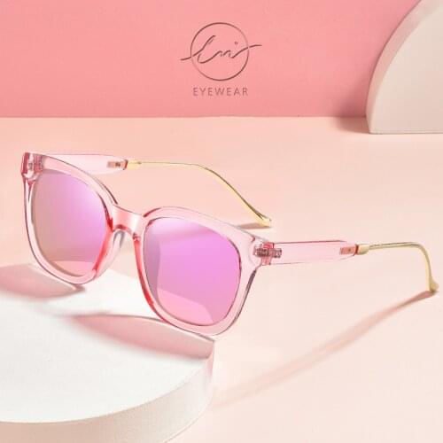 LM New Square Vintage Sunglasses Women 2021 Polarized Retro Sun Glasses Cat Eye Driver Goggles Mirror Shades Lady Oculos De Sol