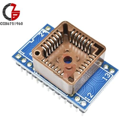 PLCC28 to DIP24 EZ Programmer Adapter Socket IC Test Socket Universal Converter