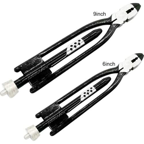 6/9 In High Carbon Steel Twisting Wire Pliers Fuse Clamp Screwdriver Wire Twister Aviation Safety Lock Pliers
