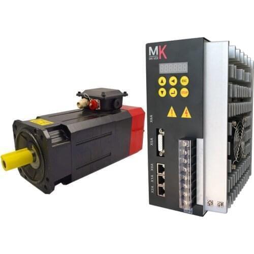China manufacturer 1.5KW 9.5Nm cnc mill spindle motor spindle servo motor+ matched servo driver for cnc