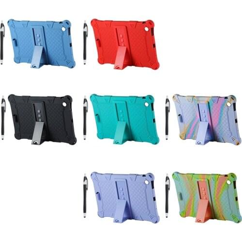 Silicone Case for Teclast M40SE 10.1 Inch Tablet Case Anti-Drop Protection Case with Tablet Stand and Pen