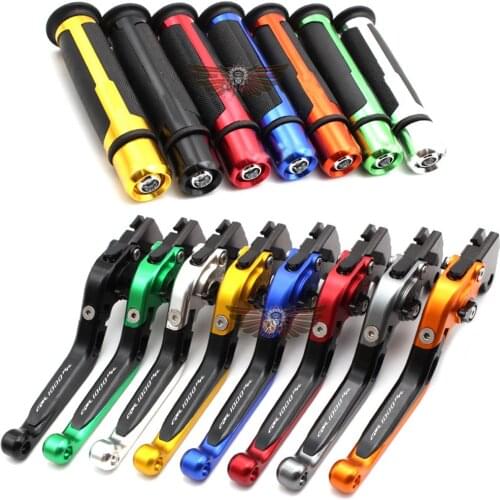 Folding Extendable Motorcycle Brake Clutch Levers Handlebar Hand Grips For Honda CBR1000RR / FIREBLADE CBR 1000 RR 2004-2007