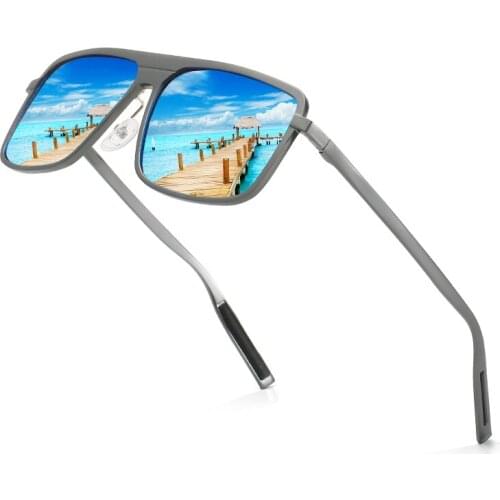 2021 New Aluminum Magnesium Sunglasses for Men Women Polarized TAC Lens Square Sun Glasses Eyewear Gafas Oculos De Sol Masculino