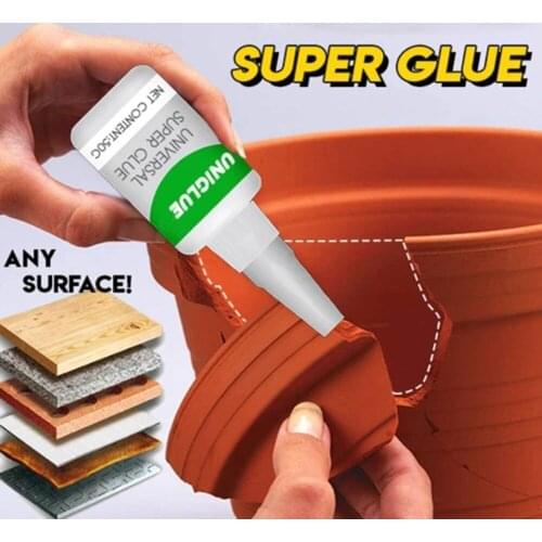 1PCS Strong Glue Uniglue Universal Super Glue Portable Self Adhesive Glue Mulitfunctional Super Glue Repair Glue Fast Dry Glue