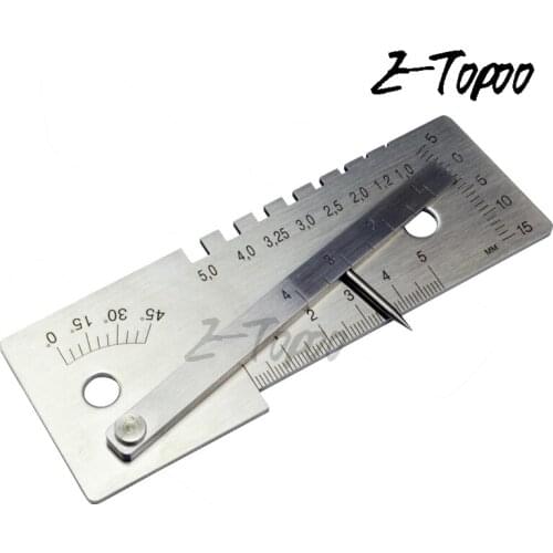 Universal Welding Gauge Stainless Steel Internal HI-LO Gauge Inspection with Small Level of Regulation Root gap Standard Inch