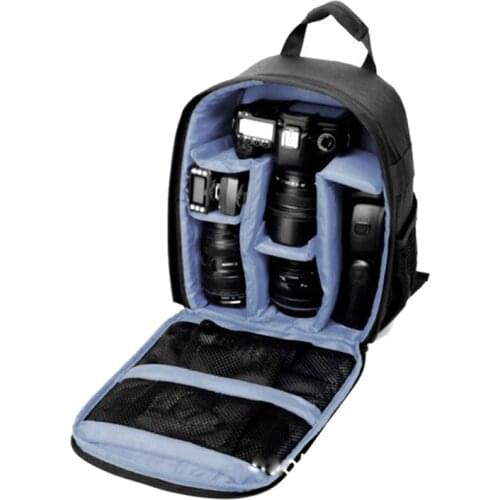Waterproof DSLR SLR Camera Soft Case Bags Backpack Rucksack For Canon Nikon Sony