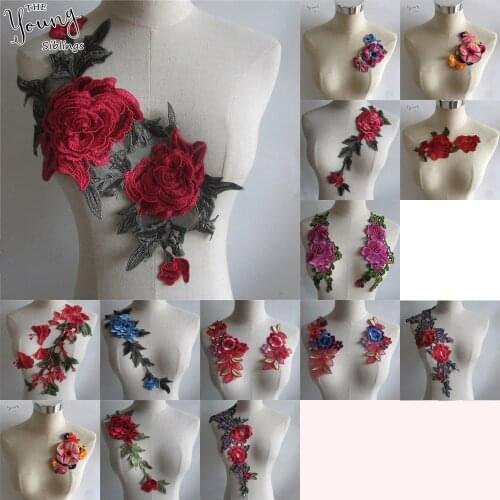 High quality Embroidery Applique Lace Neckline DIY Sewing Lace Fabric Collar Decoration Womens Clothing Accessories Supplies