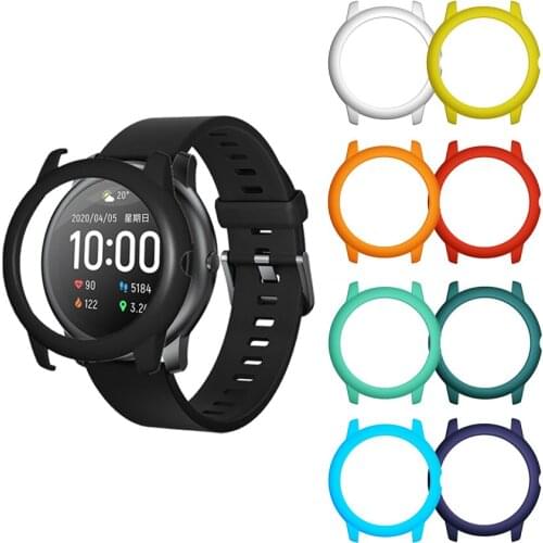 Hard PC Protective Cover Frame Bumper for Xiaomi Haylou Solar Smart Watch Band Protector Shell for Haylou Solar LS05 Case
