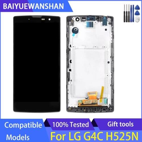 For Lg G4c H500F H525 H502F Y90 H502 H500N H500 H525N Lcd Display+Touch Glass Digitizer With Frame Assembly Replacement