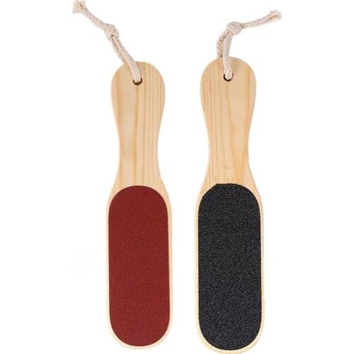 Pedicure Dead Dry Skin Foot File Wooden Sand Paper Dead Skin Removal Toe Exfoliator Heel Cuticles Exfoliating Scrub Tool
