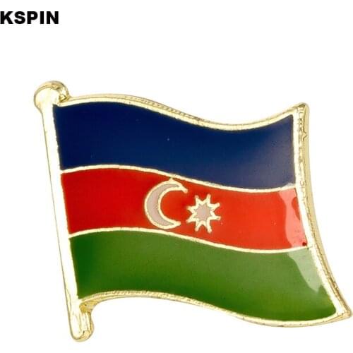 Azerbaijan flag pin lapel pin badge 10pcs a lot Brooch Icons KS-0008