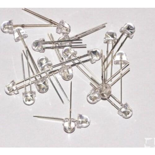 1000 pcs 5mm Clear Straw Hat Multicolor Flicker RGB Red Green Blue Blinking 5 mm LED Light Emitting Diode Lamp DIY Kit