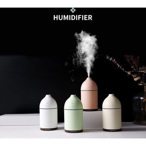 300ML Ultrasonic Air Humidifier Home Aroma Essential Oil Diffuser Fogger Water Mist Maker with Colorful LED Light