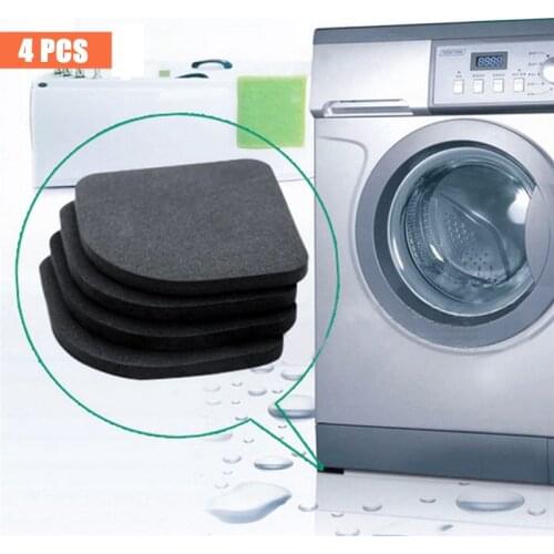 4pcs/set Washing Machine Anti-Vibration Pad Mat Non-Slip Shock Pads Mats Refrigerator Kitchen Bathroom Accessories Bathroom Mat