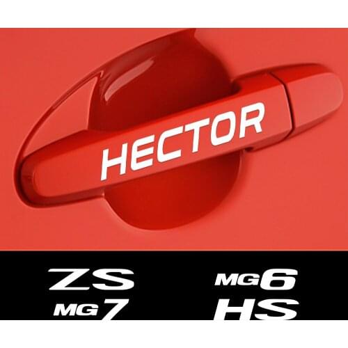 Car Styling Door Handle Mirrors Wiper PVC DIY Decoration Stickers For Morris Garages ZS MG 3 MG 5 MG 6 MG 7 GT HS HECTOR