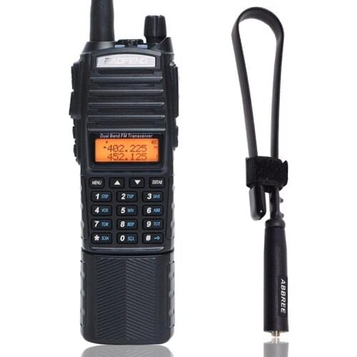 Baofeng UV-82 Plus Walkie Talkie 8W Powerful 3800 mAh Battery DC Connector UV82 Dual PTT Band two way radio 771 tactical Antenna