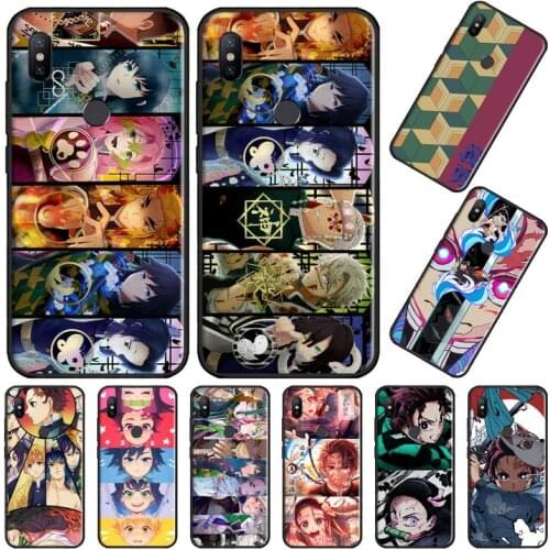Kamado Nezuko Kimetsu no Yaiba Demon Slayer Phone Case For Xiaomi Mi A1 A2 5 6 6PLUS 8 9 SE Lite MIX 2 2S MAX 2 3 Pocophone F1