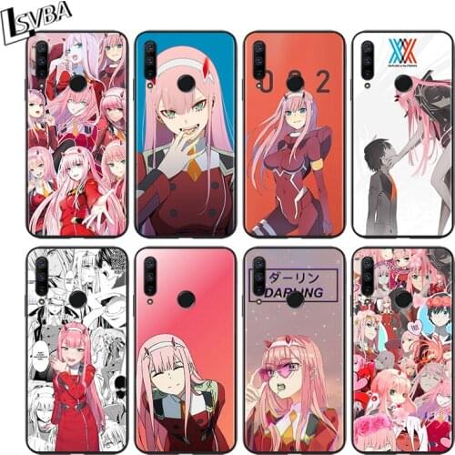 Anime Darling in the franXX for Huawei Honor 30 20 10 9S 9A 9C 9X 8X MAX 10 9 Lite 8A 7C 7A Pro Silicone Black Phone Case
