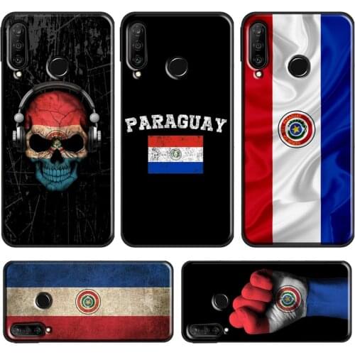 Paraguay Flag Case For Huawei P30 Lite P40 P20 Pro P Smart Z 2019 Mate 20 Lite Honor 10 i 8X 9X Nova 5T