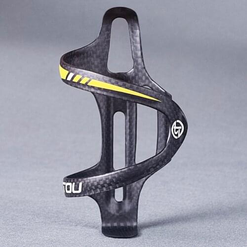 TOMTOU High Quality 1 Pcs Cycling Mountain Bike Water Bottle Holder Cage 3k Carbon Bicycle Bottle Holder Bike Accessories