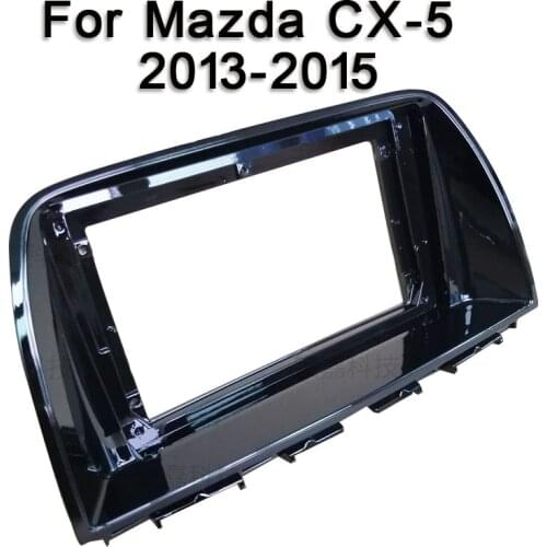For Mazda CX-5 2013 2014 2015 Car Fascias Navigation Frame Dash Frame Kit For 9"car radio frame fascia refitting stereo panel