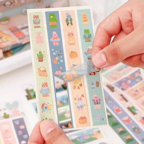 Kawaii Stationery Sticker DIY Cute Scrapbooking Stickers For Diary Decoration Photo Album Korean Stationery 002