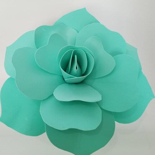 Red Christmas Flower Giant PE Foam Rose Artificial Flowers Decoration Home Christmas wreath Backdrop fake flower wedding decor