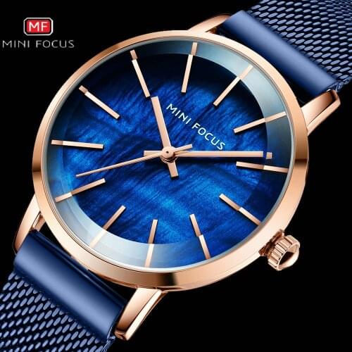 MINIFOCUS Minimalist Dress Women Watches Quarta Analog Clock Mesh Strap Fashion Elegant Lady Watch Simple Casual Relogio Feminin
