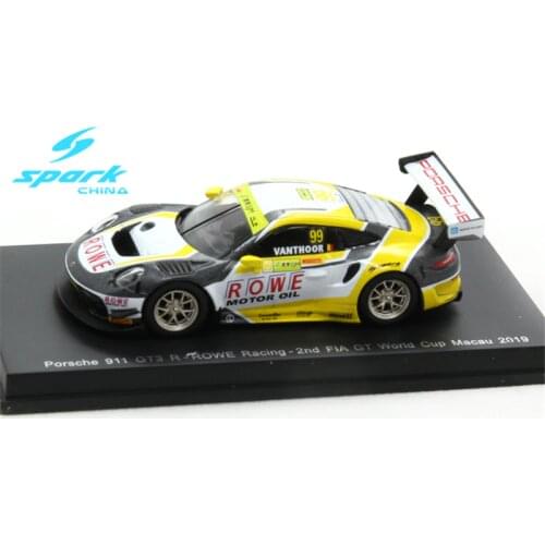 Spark 1:64 911 GT3 R No.99/98 ROWE Racing 2nd/3rd FIA GT World Cup Diecast Model Car