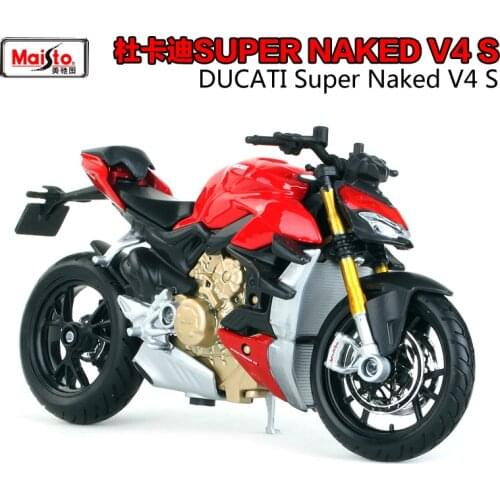 Maisto 1:18 Ducati Super Naked V4 S Corse MOTORCYCLE BIKE DIECAST MODEL TOY NEW IN BOX