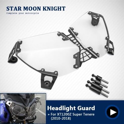 Motorcycle modification Headlight Guard Cover Protector For YAMAHA XT1200Z XT 1200 Z Super Tenere 2010-2018