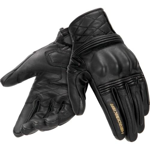 Motorcycle Gloves Genuine Leather Moto Motocross Gloves Men Women Summer Touch Screen Moto Full Finger Gloves Protective Gear