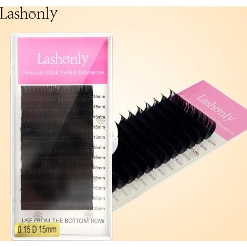 Lashonly Eyelash Extension Individual Lashes Nature Premium Mink Faux,Russian Volume Eyelash Lash Extensions By Qeelasee
