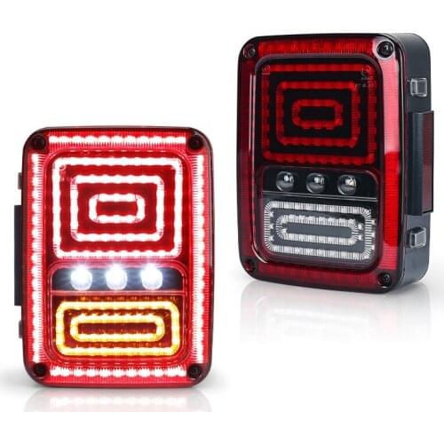 Wholesale Led Tail Lamp Assembly Running Brake Reverse Turn Signal Light US And Europe Version For Wrangler