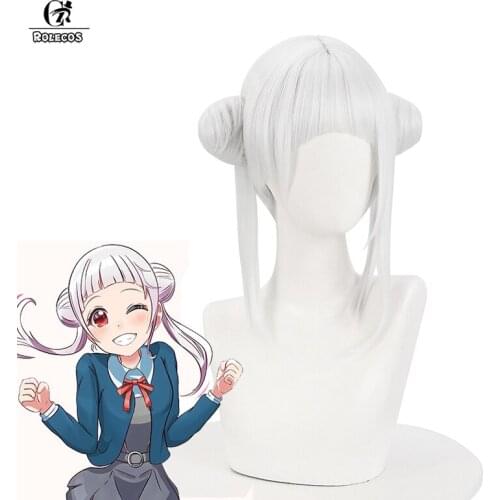 ROLECOS Love Live SuperStar Cosplay Wig Chisato Arashi White Long Wig Love Live! Superstar!! Synthetic Hair Heat Resistant