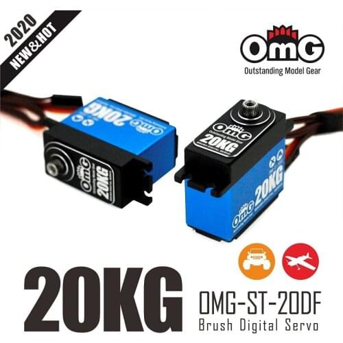 OmG 20kg CNC Full Metal High Voltage Digital Servo for 1:10 RC car and above 1.4M plane